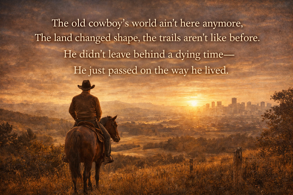 The Old Cowboy's World Lyrics PDF | Instant Digital Download